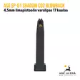 ASG SP-01 Shadow CO2 Blowback 4,5mm ilmapistoolin varalipas 17 kuulaa - takaa - ASG Lippaat - 5707843071628 - 5