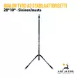 Avalon Tyro A3 stabilisaattorisetti 28" 10" - Pitkät stabilisaattorit - 6426009531538 - 25