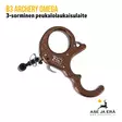 B3 Archery Omega Aluminium 3-sormen peukalolaukaisulaite - Sormilaukaisulaitteet - 0850001576208 - 5