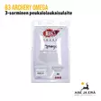 B3 Archery Omega Aluminium 3-sormen peukalolaukaisulaite - Sormilaukaisulaitteet - 0850001576208 - 9
