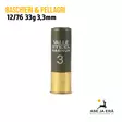 B&P Valle Steel 33g Magnum 12/76 haulikonpatruuna - Lyijyttömät patruunat - 8034134046148 - 9