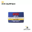 CCI 22LR Segmented HP Quiet 2,6g - 22 LR patruunat - 076683009708 - 4