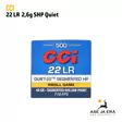 CCI 22LR Segmented HP Quiet 2,6g - 22 LR patruunat - 076683009708 - 8