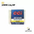 CCi Maxi-Mag 22WMR 2,6g JHP pienoiskiväärinpatruuna - 22 WMR patruunat - 076683000248 - 4