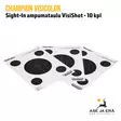 Champion Visicolor Sight-In ampumataulu 10 kpl - kolme taulua etuviistosta - Ampumataulut - 076683458278 - 11