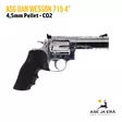 Dan Wesson 715 4'' CO2 4,5 mm Pellet ilma-ase revolveri, hopea - oikea sivu - Ilma-aseluoti ilmapistoolit - 5707843067508 - 12