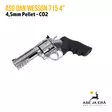 Dan Wesson 715 4'' CO2 4,5 mm Pellet ilma-ase revolveri, hopea - alaviistosta - Ilma-aseluoti ilmapistoolit - 5707843067508 - 16
