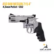 Dan Wesson 715 4'' CO2 4,5 mm Pellet ilma-ase revolveri, hopea - vasemmalta etuviistosta - Ilma-aseluoti ilmapistoolit - 5707843067508 - 9