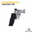 Dan Wesson 715 4'' CO2 4,5 mm Pellet ilma-ase revolveri, hopea - oikealta takaviistosta - Ilma-aseluoti ilmapistoolit - 5707843067508 - 13