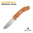 EKA SwedBlade G6 taittopuukko kydex tuppi, oranssi - nylkyterä esillä, vasemmalta - Taittoveitset - 7391537735088 - 12