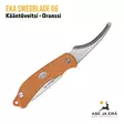 EKA SwedBlade G6 taittopuukko kydex tuppi, oranssi - avausterä esillä, oikealta - Taittoveitset - 7391537735088 - 13