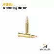 Federal Premium 17HMR TNT HP 1,1g pienoiskiväärinpatruuna - 17HMR patruunat - 029465057268 - 2