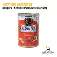 Happy Dog Sensible Pure Australia lihasäilyke Kenguru 400g - Lihasäilykkeet ja makkarat - 4001967102178 - 4