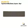 Helikon Tag Patch 100x25mm, coyote 3kpl - Yksittäinen etupuoli näkyvissä - Muut asusteet - 5902688037888 - 5