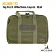 Helikon Tag Patch 100x25mm, coyote 3kpl - Kiinnitettynä laukkuun - Muut asusteet - 5902688037888 - 4