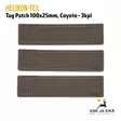 Helikon Tag Patch 100x25mm, coyote 3kpl - Yleiskuva - Muut asusteet - 5902688037888 - 2