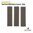 Helikon Tag Patch 100x25mm, coyote 3kpl - Pystyssä - Muut asusteet - 5902688037888 - 7