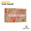 Hornady Custom International 9,3x62 18,5g InterLock kiväärin patruuna - 9,3x62 kaliiperi - 090255823028 - 6