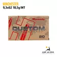Hornady Custom International 9,3x62 18,5g InterLock kiväärin patruuna - 9,3x62 kaliiperi - 090255823028 - 1
