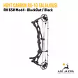 Hoyt Carbon RX-10 taljajousi RH 65# Mod4 BlackOut / Black - yleiskuva sivusta - Metsästysjousi - 889374735318 - 1