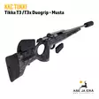 KKC Tikka T3x/T3 Musta Duogrip peukalonreikätukki - Tukit ja muunnossarjat - 7073257002618 - 9