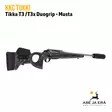 KKC Tikka T3x/T3 Musta Duogrip peukalonreikätukki - Tukit ja muunnossarjat - 7073257002618 - 3