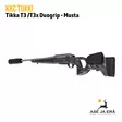 KKC Tikka T3x/T3 Musta Duogrip peukalonreikätukki - Tukit ja muunnossarjat - 7073257002618 - 7