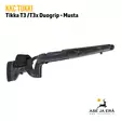 KKC Tikka T3x/T3 Musta Duogrip peukalonreikätukki - Tukit ja muunnossarjat - 7073257002618 - 13