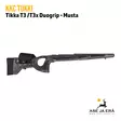 KKC Tikka T3x/T3 Musta Duogrip peukalonreikätukki - Tukit ja muunnossarjat - 7073257002618 - 12