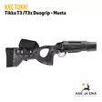 KKC Tikka T3x/T3 Musta Duogrip peukalonreikätukki - Tukit ja muunnossarjat - 7073257002618 - 10