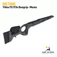 KKC Tikka T3x/T3 Musta Duogrip peukalonreikätukki - Tukit ja muunnossarjat - 7073257002618 - 20