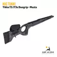 KKC Tikka T3x/T3 Musta Duogrip peukalonreikätukki - Tukit ja muunnossarjat - 7073257002618 - 21