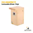 Linnunpönttö Esvi lentoaukko 28 mm - Linnunpöntöt - 6417036080298 - 25