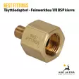 PCP täyttöadapteri 1/8" BSP-uroskierteellä - Feinwerkbau ilma-aseille - Adapterit ja liitäntäsarjat - 03F4AD18 - 2