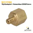 PCP täyttöadapteri 1/8" BSP-uroskierteellä - Feinwerkbau ilma-aseille - Adapterit ja liitäntäsarjat - 03F4AD18 - 3