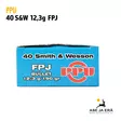 PPU 40 S&W FPJ 12,3g Pistoolipatruuna - Muut pistoolinpatruunat - 8605003800118 - 4