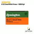 Remington 6 1/2 Small Rifle Primer 1000 kpl - Kiväärinallit - 047700095318 - 1