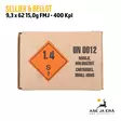 Sellier & Bellot 9,3x62 FMJ 15,0g Kokovaippainen Kiväärin Patruuna - 9,3x62 kaliiperi - 8590690341368 - 9