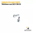 Shibuya CPX UCT-7 #6-32 tähtäimen ruuvi 2kpl - Tähtäimen osat ja tarvikkeet - 8720054540858 - 1