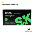 SK Pistol Match 22LR 2,59g 286m/s pienoispistoolipatruuna - 22 LR patruunat - 4023045421148 - 3