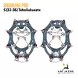 Snowline Pro teholiukueste  S (32-36) - Pari luistonestoraudat näkyvissä - Pohjalliset ja kenkätarvikkeet - 9005528390108 - 4