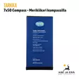 Tarkka 7x50 Compass Merikiikari kompassilla - Myyntipakkaus sivulta - Muut katselukiikarit - 6410362383408 - 14