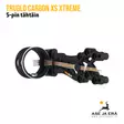 TruGlo Carbon XS Xtreme 5-pin tähtäin - Taljajousen tähtäimet - 788130022078 - 3