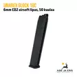Umarex Glock 18C 6mm CO2 airsoft lipas, 50 kuulaa, etuviistosta - Lippaat ja lippaanlataajat - 4000844647788 - 7