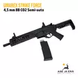 Umarex Strike Force 4,5 mm BB CO2 Semi-auto ilmakivääri - vasemmalta alaviistosta lipas irroitettuna - CO2 ilmakiväärit - 4000844883728 - 9