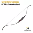 White Feather Fieldbow Adarna RH 62"-45#, Sivusta - Vastakaarijouset - 8720054606578 - 30