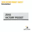Zeiss Victory Pocket 10x25 T* katselukiikarit - Suurennuskerroin 10x - 4047006203918 - 19