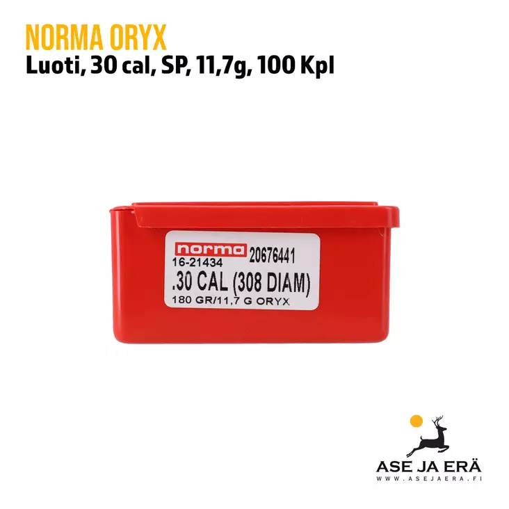 30 cal Norma Oryx suuriistaluoti - .30 luodit - 7393923676388 - 3