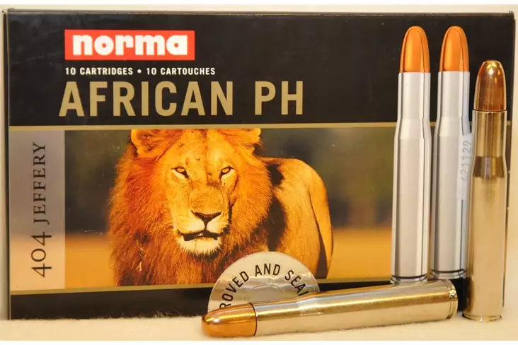 404 Jeffery Norma African PH 29,2g FMJ 10 kpl - Muut kaliiperit - 7393923110318 - 2