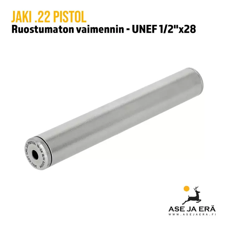 Jaki .22 Pistol RST UNEF 1/2"x28 - etuviistosta - Jaki äänenvaimentimet - 16221228 - 1